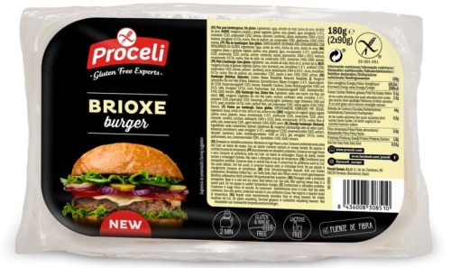 BUŁKI NA BURGERY BEZGLUTENOWE 180 g - PRECELI