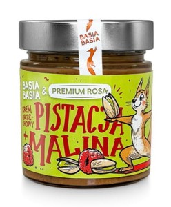 KREM ORZECHOWY Z PISTACJI I MALIN BASIA BASIA 195g  - ALPI HUMMUS