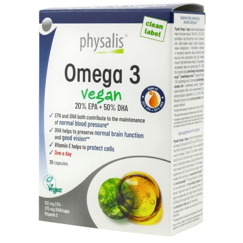 OMEGA-3 VEGAN 30 KAPSUŁEK - PHYSALIS