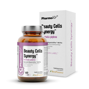 KAPSUŁKI NA PIĘKNY WYGLĄD (BEAUTY CELLS SYNERGY) BEZGLUTENOWE 60 szt. - PHARMOVIT (CLEAN LABEL)