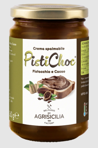 KREM PISTACJOWO - KAKAOWY 340 g - AGRISICILIA