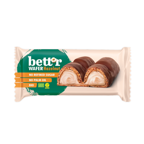 BATONIK Z NADZIENIEM ORZECHOWYM W CZEKOLADZIE BIO 30 g - BETT'R