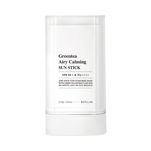KREM PRZECIWSŁONECZNY W SZTYFCIE ZIELONA HERBATA SPF 50+ 18 g - BARULAB