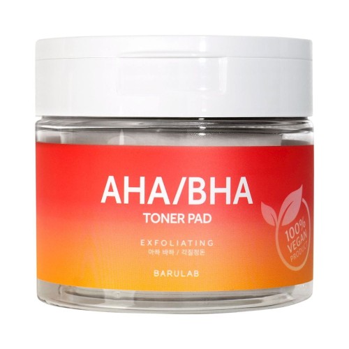 PŁATKI DO TWARZY TONIZUJĄCE AHA/BHA 160 g - BARULAB