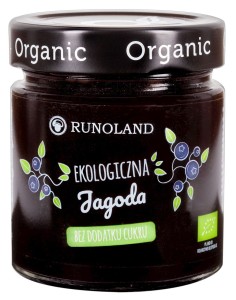 SŁODKA PRZEKĄSKA JAGODA BEZ DODATKU CUKRU BIO 200 g - RUNOLAND