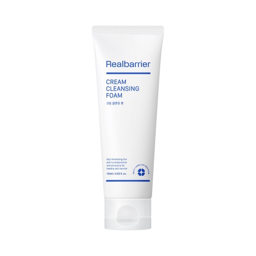 PIANKA DO TWARZY CREAM NAWILŻAJĄCA OCZYSZCZAJĄCA Z CERAMIDAMI 120 ml - REAL BARRIER