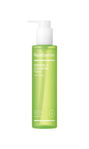 PIANKA DO TWARZY CONTROL-T OCZYSZCZAJĄCA REGULUJĄCA WYDZIELANIE SEBUM 200 ml - REAL BARRIER