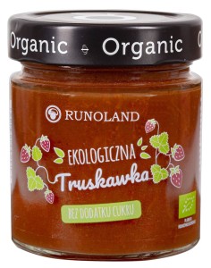 SŁODKA PRZEKĄSKA TRUSKAWKA BEZ DODATKU CUKRU BIO 200 g - RUNOLAND