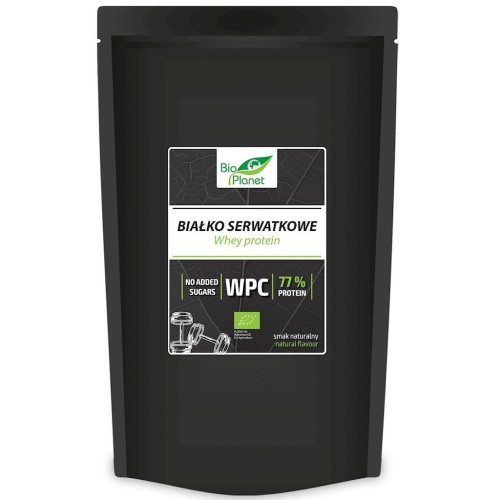 BIAŁKO SERWATKOWE NATURALNE (WPC 77) BIO 500 g - BIO PLANET