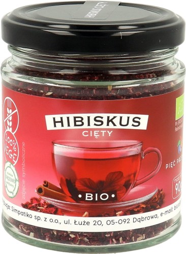 HIBISKUS CIĘTY BEZGLUTENOWY BIO 90 g - PiIĘĆ PRZEMIAN