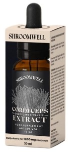 GRZYBY CORDYCEPS SINENSIS EKSTRAKT W KROPLACH 30 ml - SHROOMWELL