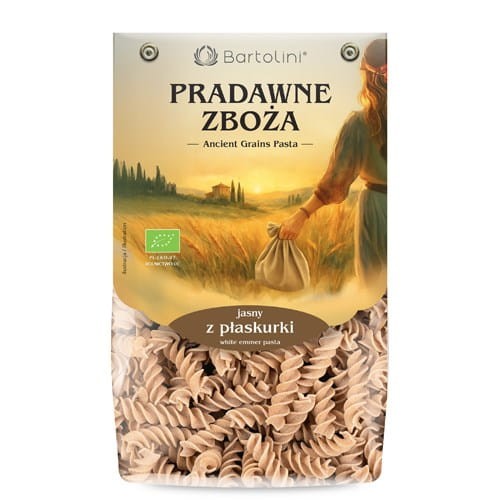 MAKARON Z PŁASKURKI ŚWIDEREK BIO 250g - BARTOLINI