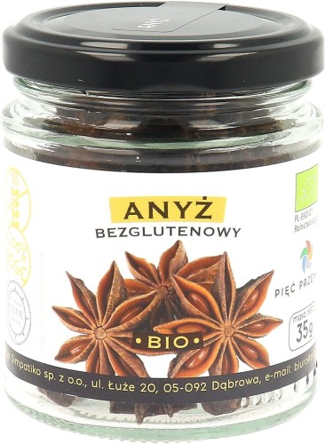 ANYŻ GWIAZDKI  BEZGLUTENOWY BIO 35 g - PIĘĆ PRZEMIAN