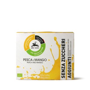 NAPÓJ JABŁKO - BRZOSKWINIA - MANGO BEZ DODATKU CUKRÓW BIO 200 ml - ALCE NERO