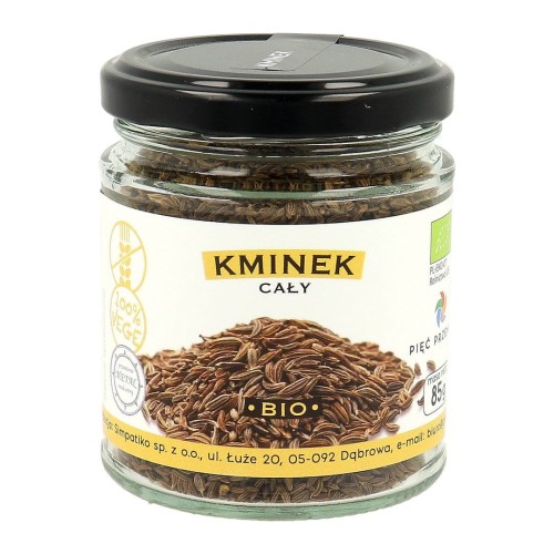KMINEK CAŁY BEZGLUTENOWY BIO 85 g - PIĘĆ PRZEMIAN