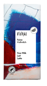 CZEKOLADA MLECZNA BIO 80 g - VIVANI