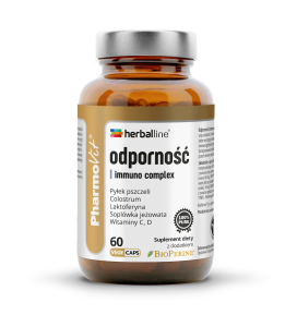 KAPSUŁKI NA ODPORNOŚĆ (IMMUNO COMPLEX) BEZGLUTENOWE 60 szt. - PHARMOVIT (HERBALLINE)