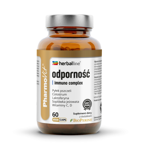KAPSUŁKI NA ODPORNOŚĆ (IMMUNO COMPLEX) BEZGLUTENOWE 60 szt. - PHARMOVIT (HERBALLINE)