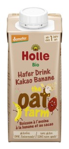 NAPÓJ OWSIANY BANAN - KAKAO BEZ DODATKU CUKRÓW BEZGLUTENOWY OD 1 ROKU DEMETER BIO 200 ml - HOLLE