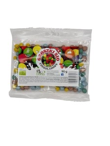 GROSZKI W CZEKOLADZIE BEZGLUTENOWE BIO 90 g - EKOFLORKA