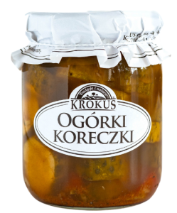 OGÓRKI KORECZKI KONSERWOWE 530 g (250 g) - KROKUS
