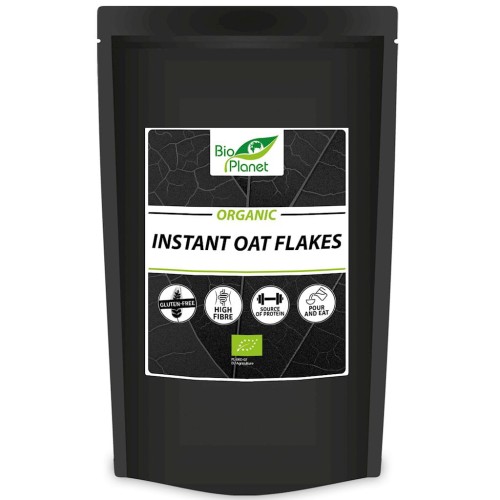 PŁATKI OWSIANE BŁYSKAWICZNE BEZGLUTENOWE BIO 500 g - BIO PLANET INTERNATIONAL
