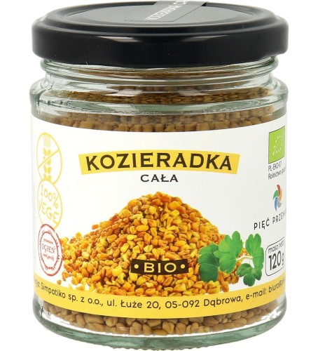 KOZIERADKA CAŁA BEZGLUTENOWA BIO 120 g - PIĘĆ  PRZEMIAN