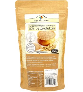 KONCENTRAT OTRĘBÓW OWSIANYCH  BEZGLUTENOWY (10% BETA-GLUKAN) 150 g - PIĘĆ PRZEMIAN