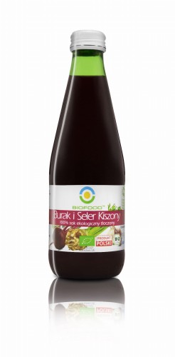 SOK Z BURAKÓW I SELERÓW KISZONYCH NFC BEZGLUTENOWY BIO 300 ml - BIO FOOD