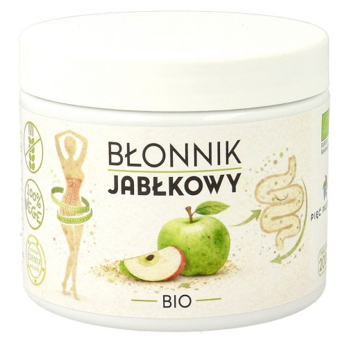 BŁONNIK JABŁKOWY BEZGLUTENOWY BIO 200 g - PIĘĆ PRZEMIAN
