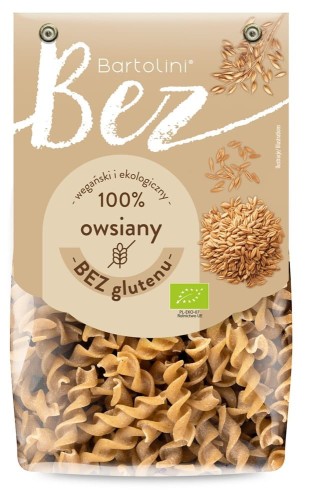 MAKARON OWSIANY ŚWIDEREK BEZGLUTENOWY  BIO 250 g - BARTOLINI