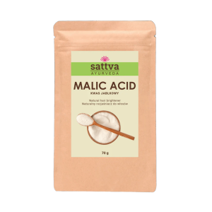 KWAS JABŁKOWY NATURALNY ROZJAŚNIACZ DO WŁOSÓW 70 g - SATTVA (AYURVEDA)