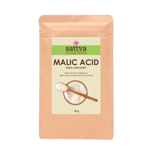 KWAS JABŁKOWY NATURALNY ROZJAŚNIACZ DO WŁOSÓW 70 g - SATTVA (AYURVEDA)