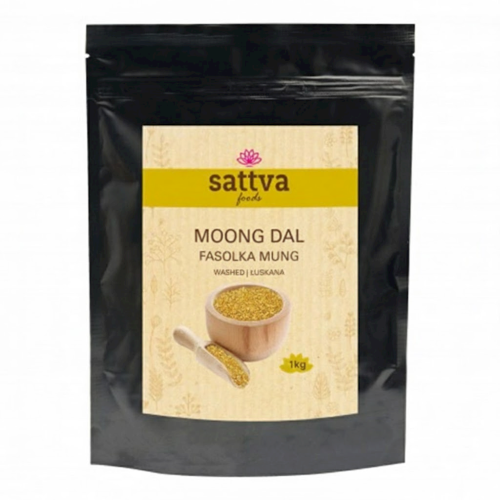 FASOLKA MUNG ŁUSKANA MOONG DAL 1 kg - SATTVA (FOODS)