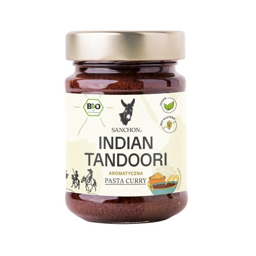 PASTA CURRY INDIAN TANDOORI BEZGLUTENOWA BIO 190 g - SANCHON
