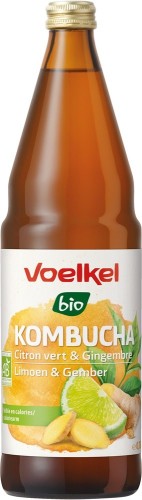 KOMBUCHA LIMONKA-IMBIR BIO 750 ml - VOELKEL