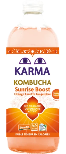 KOMBUCHA SUNRISE BOOST FAIR FOR LIFE DEMETER BIO 1 L - KARMA KOMBUCHA