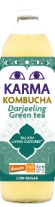 KOMBUCHA HERBATA ZIELONA DARJEELING NISKA ZAWARTOŚĆ CUKRÓW FAIR FOR LIFE DEMETER BIO 500 ml - KARMA KOMBUCHA