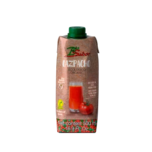 GAZPACHO (HISZPAŃSKA ZUPA WARZYWNA) BEZGLUTENOWA BIO 500 ml - BIOSABOR