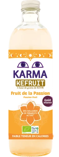 NAPÓJ KEFRUIT MARAKUJA FAIR FOR LIFE BIO 750 ml - KARMA KOMBUCHA