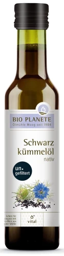 OLEJ Z CZARNUSZKI TŁOCZONY NA ZIMNO BIO 250 ml - BIO PLANETE