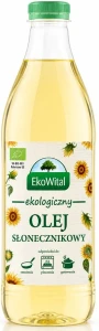 Olej Słonecznikowy Wysokooleinowy do Gotowania i Smażenia Bio 1 l - Eko Wital