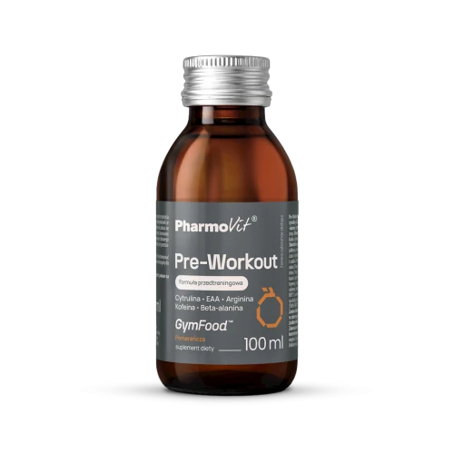 SHOT PRE-WORKOUT POMARAŃCZOWY 100 ml - PHARMOVIT (GYM FOOD)