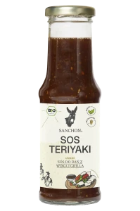 Sos Sojowy Słodki Teriyaki Bezglutenowy Bio 210 ml - Sanchon