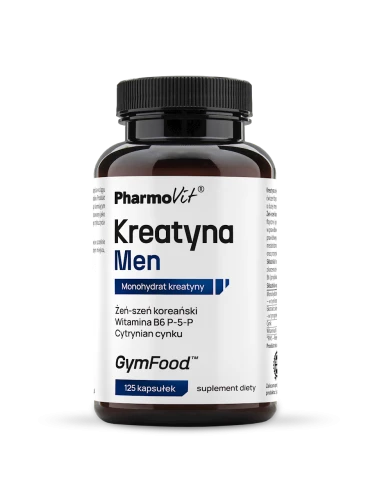 Kreatyna Men Bezglutenowa 125 Kapsułek - Pharmovit (Gym Food)