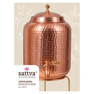 Miedziany Baniaczek na Wodę 5 l - Sattva (Ayurveda)