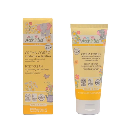 Krem Nawilżająco-Łagodzący do Ciała dla Dzieci z Rumiankiem 100 ml - Baby Anthyllis
