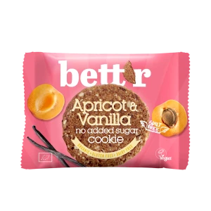 Ciastko z Morelą i Wanilią Bez Dodatku Cukrów Bio 40 g - Bett'r