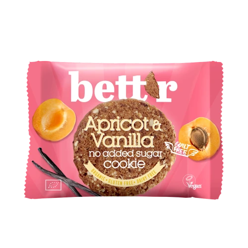 Ciastko z Morelą i Wanilią Bez Dodatku Cukrów Bio 40 g - Bett'r