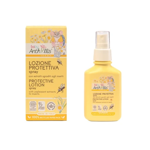 Spray Ochronny Przeciw Komarom i Innym Owodom dla Dzieci Eco 100 ml - Baby Anthyllis